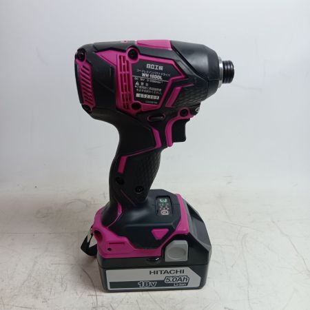 HITACHI 日立 工具 締め付け工具 インパクトドライバ WH18DDL パープル 程度B 充電器・充電池1個・ケース付 コードレス式 18v 652309 キズ・ヨゴレ有