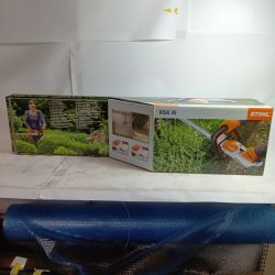 STIHL 工具 刈払機 電気バリカン HSA45 オレンジ 程度B アダプター付 コードレス式 500mm 18v 2.0Ah 927768455 キズ・ヨゴレ有 Bランク