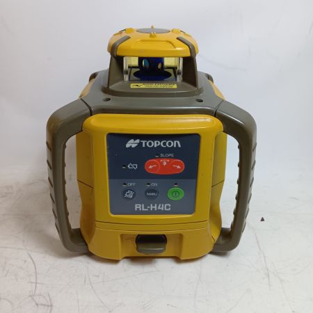TOPCON 工具 レーザー機器 レーザーレベラー  RL-H4C イエロー ジャンク品(D) ケース,レシーバー コードレス式 不明
