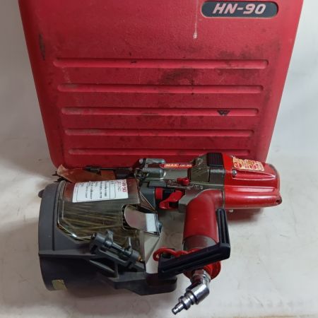 MAX マックス コイルネイラ エアくぎ打ち機 HN-90 レッド キズ・ヨゴレ有