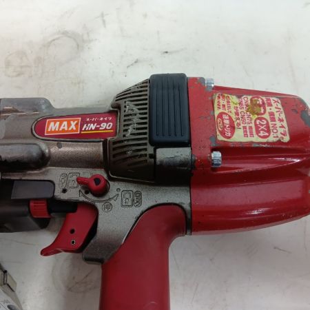 MAX マックス コイルネイラ エアくぎ打ち機 HN-90 レッド キズ・ヨゴレ有