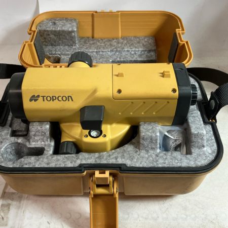 TOPCON オートレベル トプコン  AT-B4A イエロー ジャンク品 ケース付 未校正