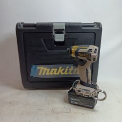 MAKITA マキタ 工具 締め付け工具 インパクトドライバ TD173DGXPG ベージュ 程度B 充電器・充電池2個・ケース付 コードレス式 827260 キズ・ヨゴレ有 Bランク