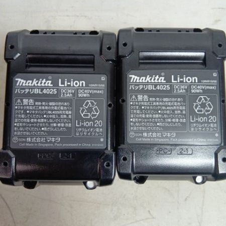 MAKITA マキタ 工具 締め付け工具インパクトドライバ TD002GRDXB ブラック 未使用品(S) 充電器・充電池2個・ケース付 コードレス式 40v 2.5Ah 143618