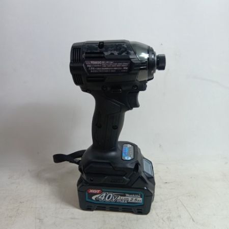 MAKITA マキタ 工具 締め付け工具インパクトドライバ TD002GRDXB ブラック 未使用品(S) 充電器・充電池2個・ケース付 コードレス式 40v 2.5Ah 143618