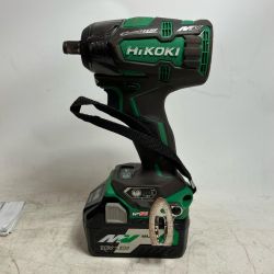 HiKOKI ハイコーキ インパクトレンチ 充電器・充電池2個・ケース付 WR36DC グリーン Bランク