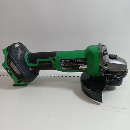 HiKOKI ハイコーキ ディスクグラインダー  G3615DC グリーン 程度B 本体のみ 36v キズ・ヨゴレ有 G3615DC グリーン