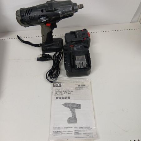 KTC ケーティーシー  インパクトレンチ KTC JAE472 ブラック  充電器・充電池1個・ケース付 コードレス式 18v 3.0Ah 003071 キズ・ヨゴレ有 JAE472 ブラック