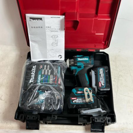 MAKITA マキタ インパクトレンチ TW004GRDX ブルー 未使用品(S) フルセット 40v 2.5Ah