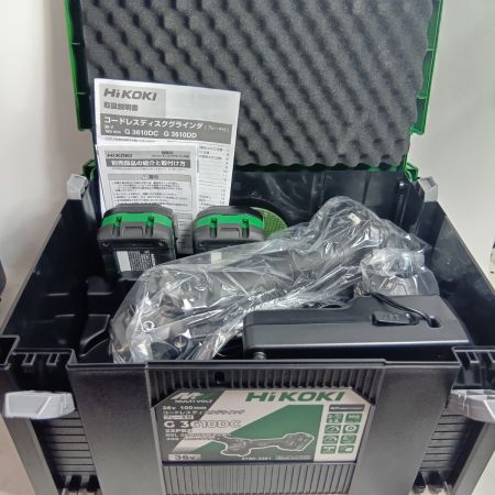 HiKOKI ハイコーキ 100mm コードレス式  G3610DC ブラック