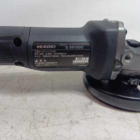 HiKOKI ハイコーキ 100mm コードレス式  G3610DC ブラック