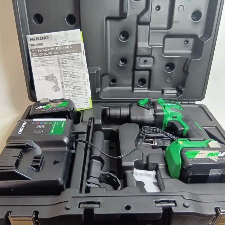 HiKOKI ハイコーキ 未使用品(S) 充電器・充電池2個・ケース付 DH18DPB(2XP) ブラック