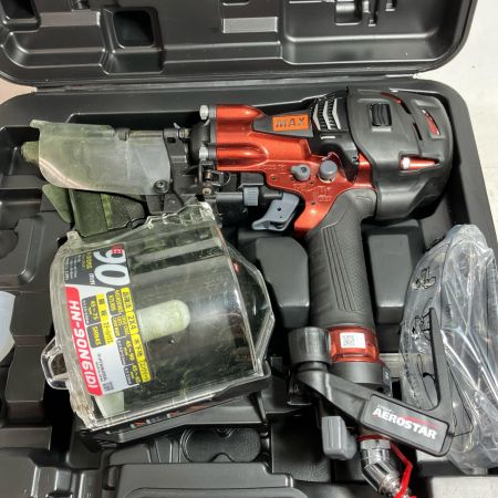 MAX マックス エア釘打ち  HN-90N6(D) ブラック 程度AB ケース付 高圧 25523062F