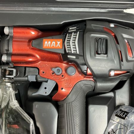 MAX マックス エア釘打ち  HN-90N6(D) ブラック 程度AB ケース付 高圧 25523062F