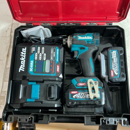 MAKITA マキタ 40v 2.5Ah 充電式インパクトドライバ TD001G ブルー