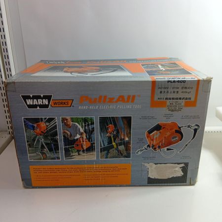 IKURA SEIKI CO.,LTD. 育良精機 ウインチ PLA-400 オレンジ コード式 100v