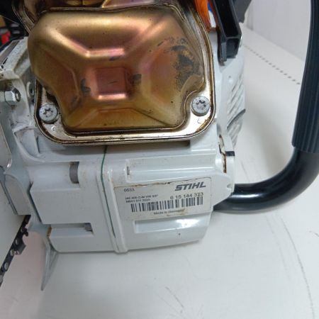STIHL  チェーンソー STIHL MS400 C-M VW オレンジ×ホワイト 程度B 箱・取説付 2サイクル  MS400 C-M VW オレンジ×ホワイト