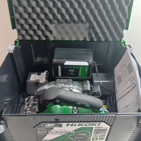 HiKOKI ハイコーキ チップソーカッター 充電器・充電池1個・ケース付 150mm 36v CD3605DB グリーン