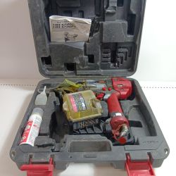MAX マックス 高圧 エア釘打ち機 ケース付 HN-65N2(D) レッド×ブラック Cランク
