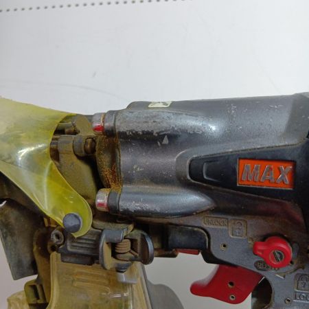 MAX マックス 高圧 エア釘打ち機 ケース付 HN-65N2(D) レッド×ブラック