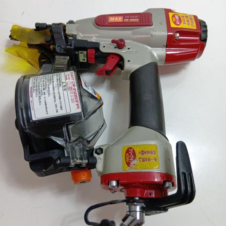MAX マックス 常圧 エア釘打ち ケース付 CN-450S(FP) レッド×ブラック