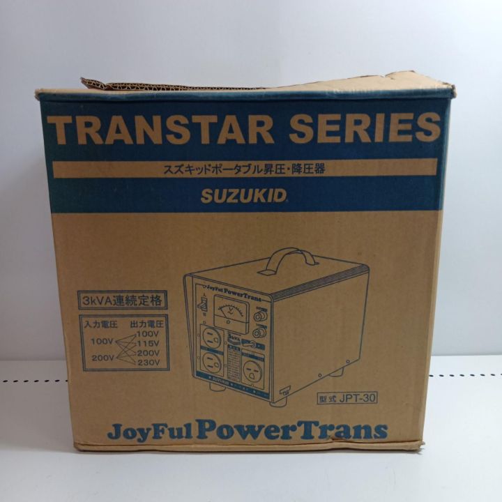 SUZUKID ポータブル昇圧降圧機 JPT-30 ブラック - 中古工具・電動工具
