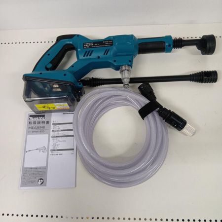 MAKITA マキタ 高圧洗浄機 MAKITA MHW180D ブルー ホース,説明書,ノズル×2種類 コードレス式 18v  キズ・ヨゴレ有 MHW180D ブルー