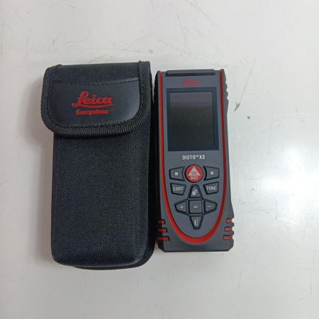 LEICA レーザー機器 レーザー距離計 LEICA Leica DISTO X3-1 ブラック 程度B 本体のみ コードレス式 不明 キズ・ヨゴレ有 Leica DISTO X3-1 ブラック