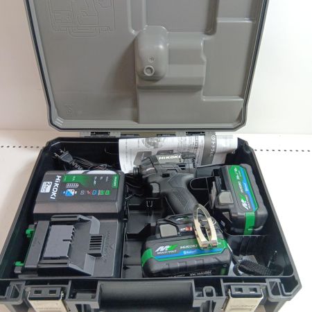 HiKOKI ハイコーキ インパクトレンチ 未使用品(S) 充電器・充電池2個・ケース付 コードレス式 36V  WR36DH グリーン