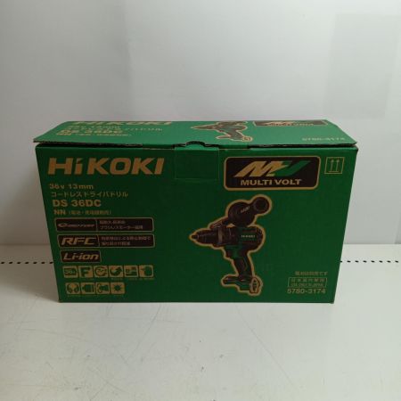 HiKOKI ハイコーキ ドライバドリル DS36DC(NN) グリーン