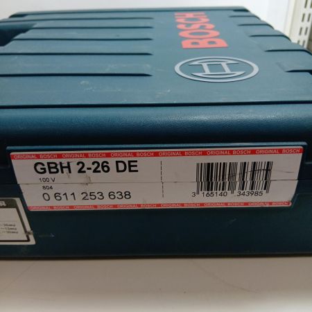 BOSCH ボッシュ ハンマドリル GBH2-26DE ネイビー×ブラック