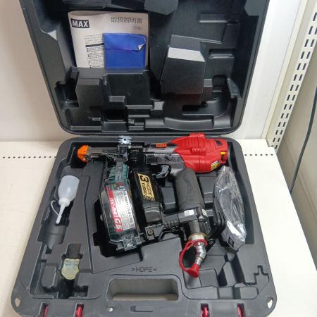 MAX マックス ねじ打ち機 HV-R41G5-G ブラック×レッド