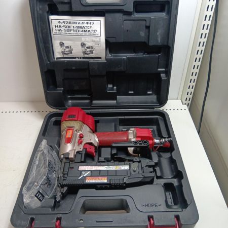 MAX マックス エアネイラ HA-50F1(D)/4MAﾌﾛｱ レッド