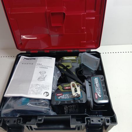 MAKITA マキタ インパクトドライバ TD002GRDXO オリーブ