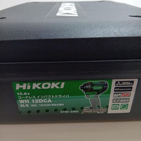 HiKOKI ハイコーキ インパクトドライバ WH12DCA2LS グリーン