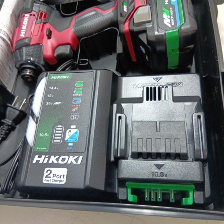 HiKOKI ハイコーキ インパクトドライバ WH36DD レッド