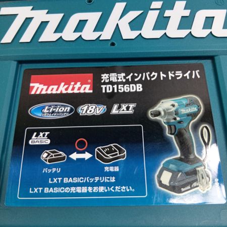 MAKITA マキタ インパクトドライバ TD156D ブルー