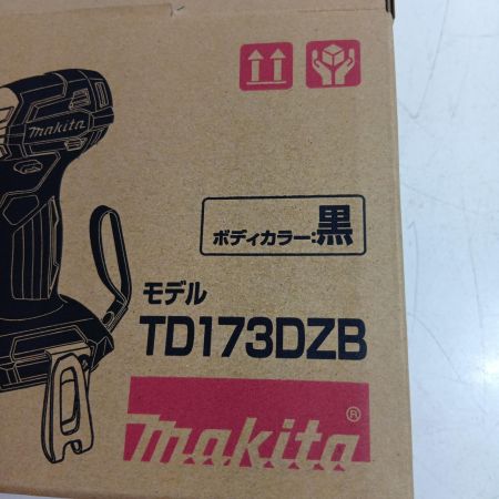 MAKITA マキタ インパクトドライバ TD173DZB ブラック