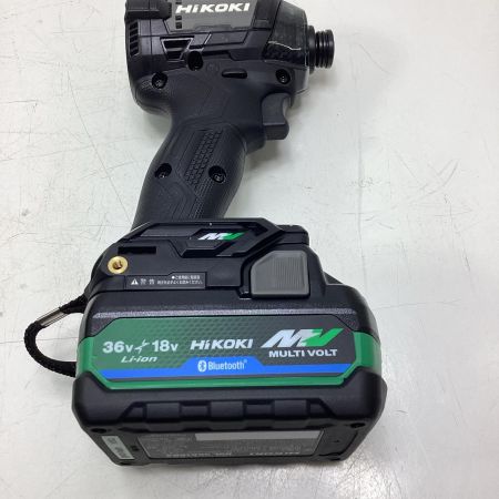 HiKOKI ハイコーキ インパクトドライバ WH36DDXPBSZ ブラック