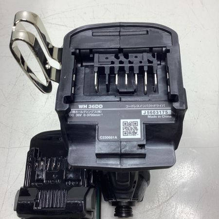 HiKOKI ハイコーキ インパクトドライバ WH36DDXPBSZ ブラック