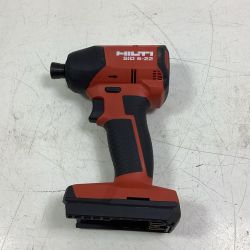 Hilti ヒルティ 【本体のみ】インパクトドライバ　21.6v SID6-22 レッド Bランク