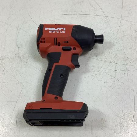 Hilti ヒルティ 【本体のみ】インパクトドライバ　21.6v SID6-22 レッド