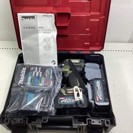 MAKITA マキタ インパクトドライバ TD002GRDXO オリーブ