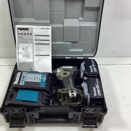 MAKITA マキタ インパクトドライバ 18v 6.0Ah TD173DRGXO オリーブ