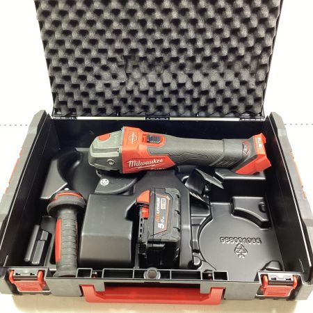 Milwaukee ディスクグラインダー M18 FSAGV125XB レッド 【欠品あり】