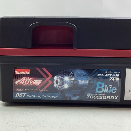 MAKITA マキタ インパクトドライバ TD002GRDX ブルー