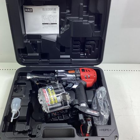 MAX マックス エア釘打ち HN-65N4(D) ブラック×レッド
