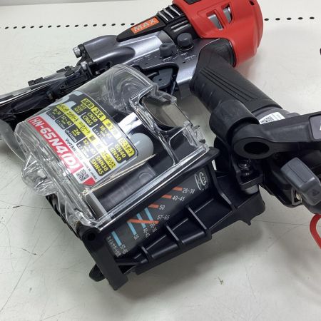 MAX マックス エア釘打ち HN-65N4(D) ブラック×レッド