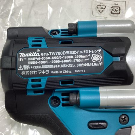 MAKITA マキタ インパクトレンチ 18v 6.0Ah TW700DRGX ブルー