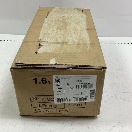 KITO キトー レバーブロック LB016 1.6t/1.5M